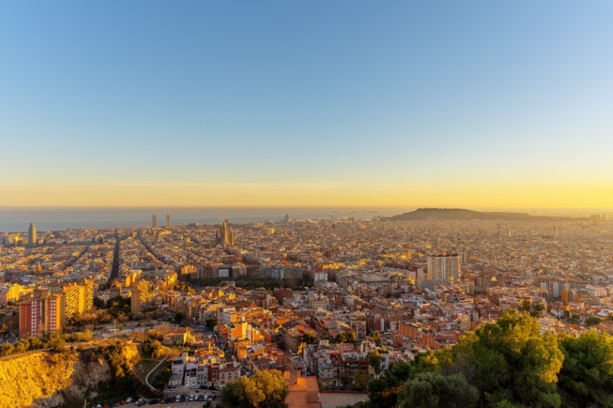 vista sobre barcelona