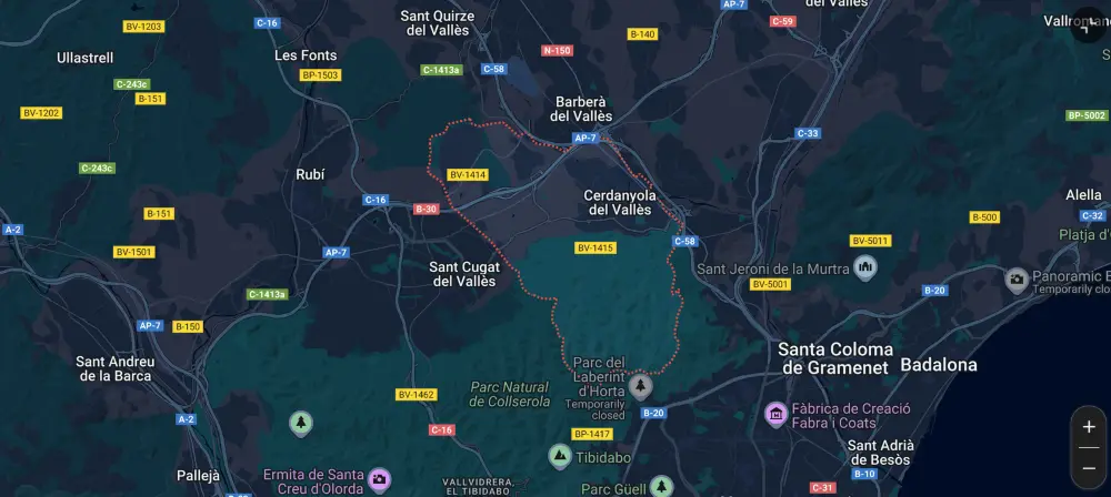 Mudanzas en Cerdanyola del Vallès: Eficiencia y Confianza para tu Cambio 1 Cerdanyola del Valles Mapa