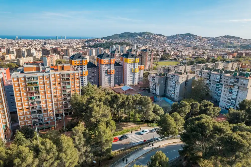 barcelona rental flats nou barris view