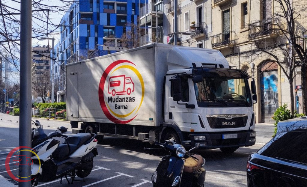 Mudanzas Barna 3 camion mudanzas barna calle Sant Marti barcelona