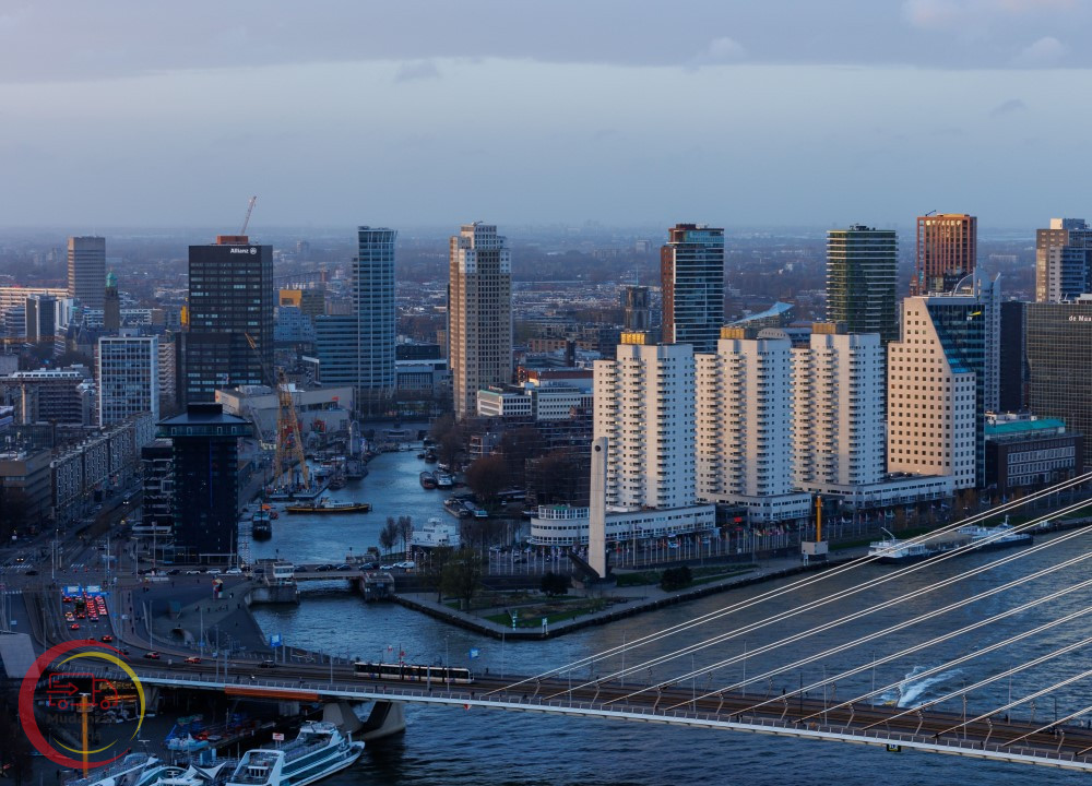 Mudanzas de Barcelona a Holanda: servicio profesional para un traslado internacional seguro 3 Rotterdam Puente Erasmus