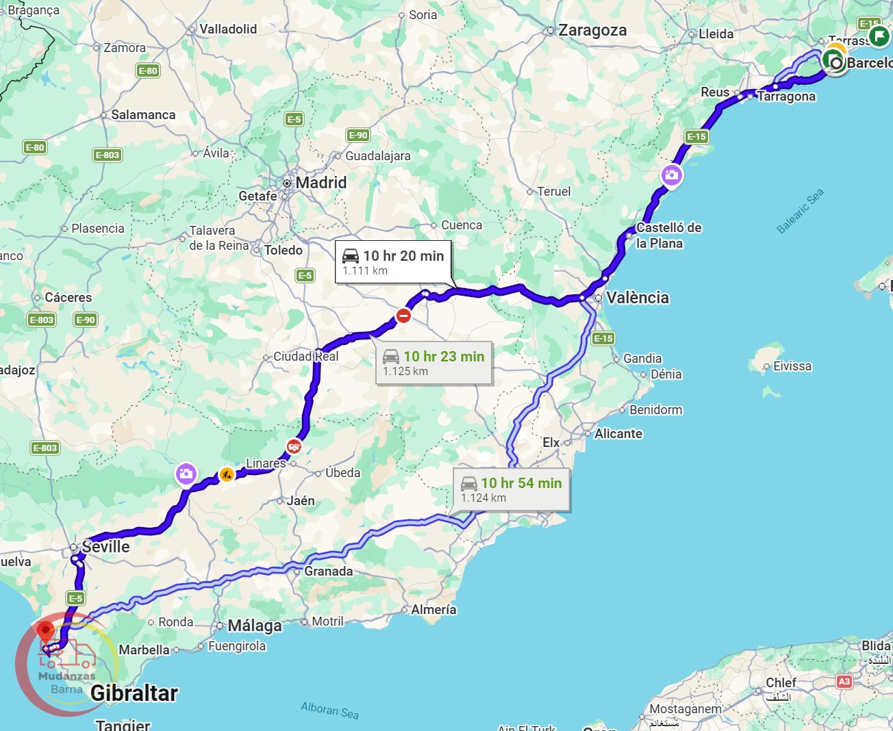 Mudanzas de Barcelona a Cádiz: planificación, precios y servicio profesional 6 de barcelona a cadiz